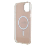 Guess GUHMP15MHITSP iPhone 15 Plus 6.7" pink/pink hardcase IML Iridescent MagSafe