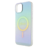 Guess GUHMP15MHITSQ iPhone 15 Plus 6.7" turkise/turkise hardcase IML Iridescent MagSafe