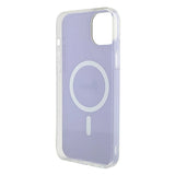 Guess IML Iridescent MagSafe case for iPhone 15 Plus - purple
