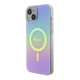Guess GUHMP15SHITSU iPhone 15 6.1" lilla/lila hårdkasse IML Iridescent MagSafe