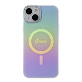 Guess GUHMP15SHITSU iPhone 15 6.1" lilla/lila hårdkasse IML Iridescent MagSafe