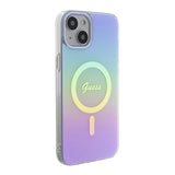 Guess GUHMP15SHITSU iPhone 15 6.1" lilla/lila hårdkasse IML Iridescent MagSafe