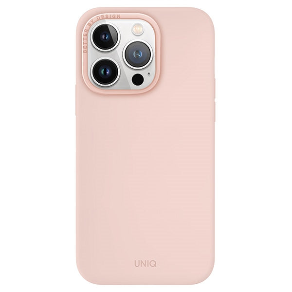 Uniq Lino Hue Magclick Opladningsfoder til iPhone 15 Pro - lyserød
