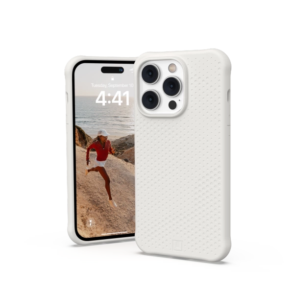 UAG Dot [U] MagSafe-fodral til iPhone 14 Pro Max - hvid