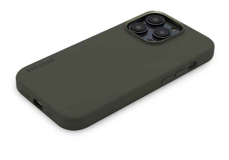 Decoded Silicone Case with MagSafe for iPhone 14 Pro Max - green