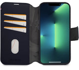 Decoded Detachable Wallet Case Leather with MagSafe with Flip for iPhone 14 Pro Max - Navy Blue