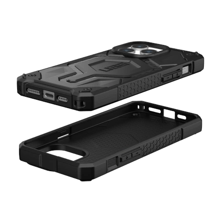 UAG Monarch Pro-kasse med MagSafe til iPhone 15 Pro Max - sort kulstof