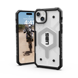 UAG Pathfinder MagSafe-hylster til iPhone 15 Plus - gennemsigtigt