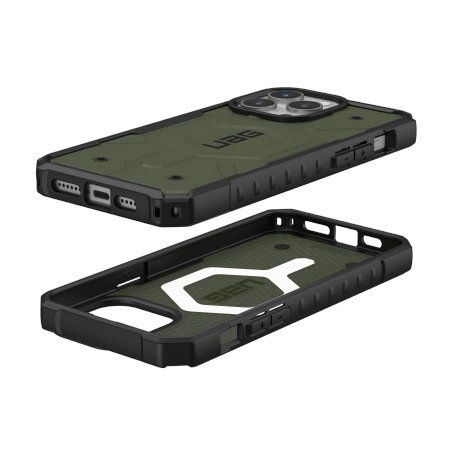 UAG Pathfinder MagSafe-hylster til iPhone 15 Pro Max - grønt