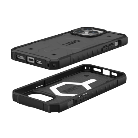 UAG Pathfinder MagSafe-fodral til iPhone 15 Pro Max - sølv