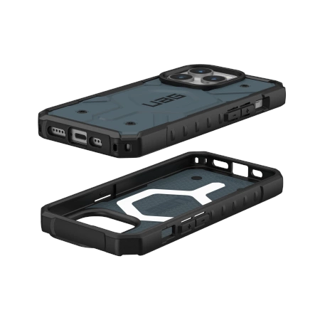 UAG Pathfinder MagSafe-fodral til iPhone 15 Pro - blå