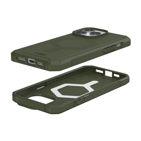 UAG Essential Armor MagSafe-hylster til iPhone 15 Pro Max - grønt