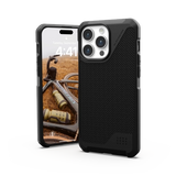 UAG Metropolis LT MagSafe case for iPhone 15 Pro Max - black kevlar