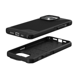 UAG Metropolis LT MagSafe case for iPhone 15 Pro Max - black kevlar