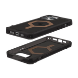 UAG Plyo MagSafe-fodral til iPhone 15 Pro Max - sort og brun