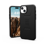 UAG Civilian MagSafe-hylster til iPhone 15 Plus - sort