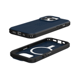 UAG Civilian MagSafe-hylster til iPhone 15 Pro - mørkblå