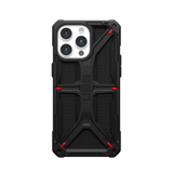UAG Monarch-hylster til iPhone 15 Pro Max - sort kevlar