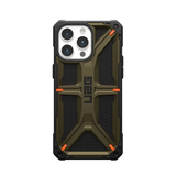 UAG Monarch case for iPhone 15 Pro Max - green kevlar