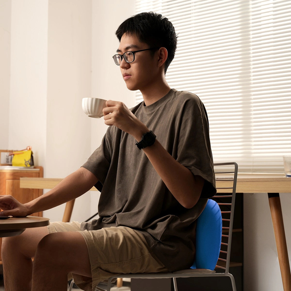 Baseus ComfortRide bils lårpude - blå