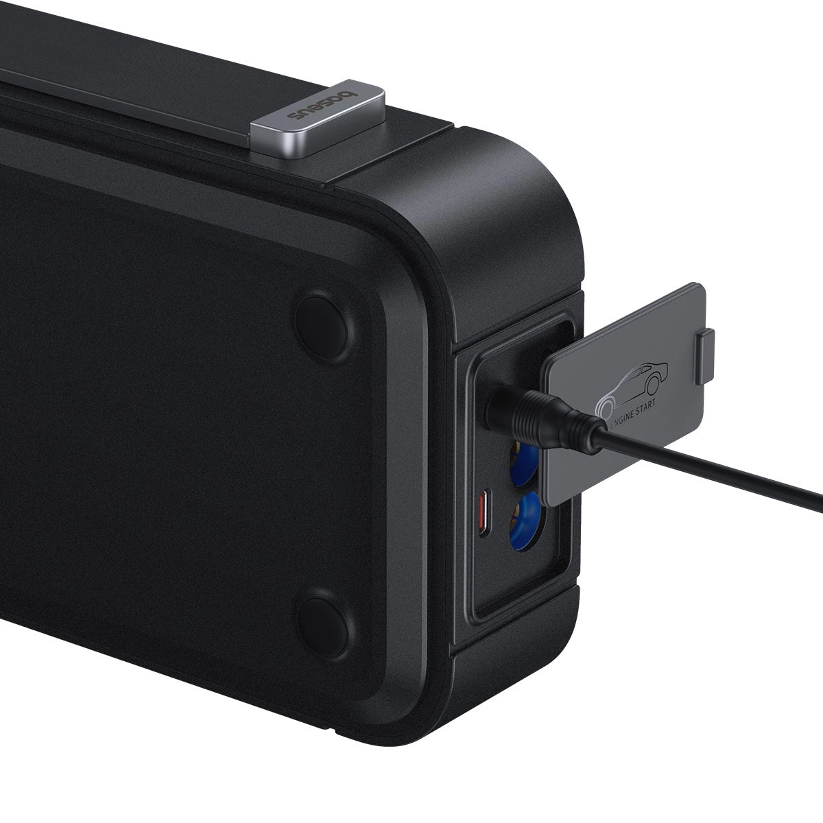 Jump starter med superkondensator Baseus Super Energy Mega Series BS-CH007 3000A 12V USB-C / EC8 / DC - grå