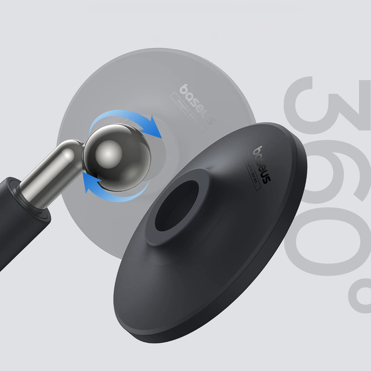 Baseus MagPro magnetisk stående holder til telefonen - sort