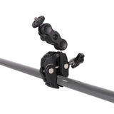 Telefon- og sportskameraholder med klemme