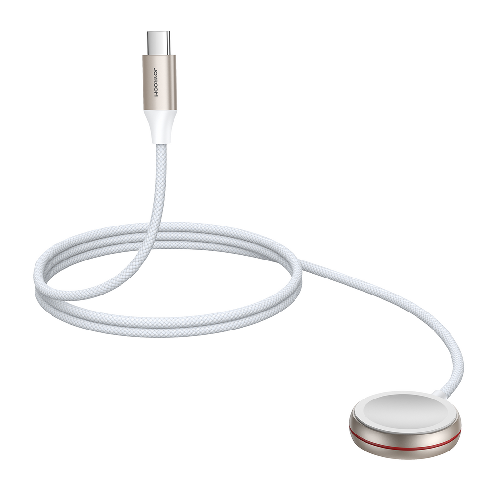 Joyroom induktiv oplader til Apple Watch 1,2 m hvid (S-IW011)