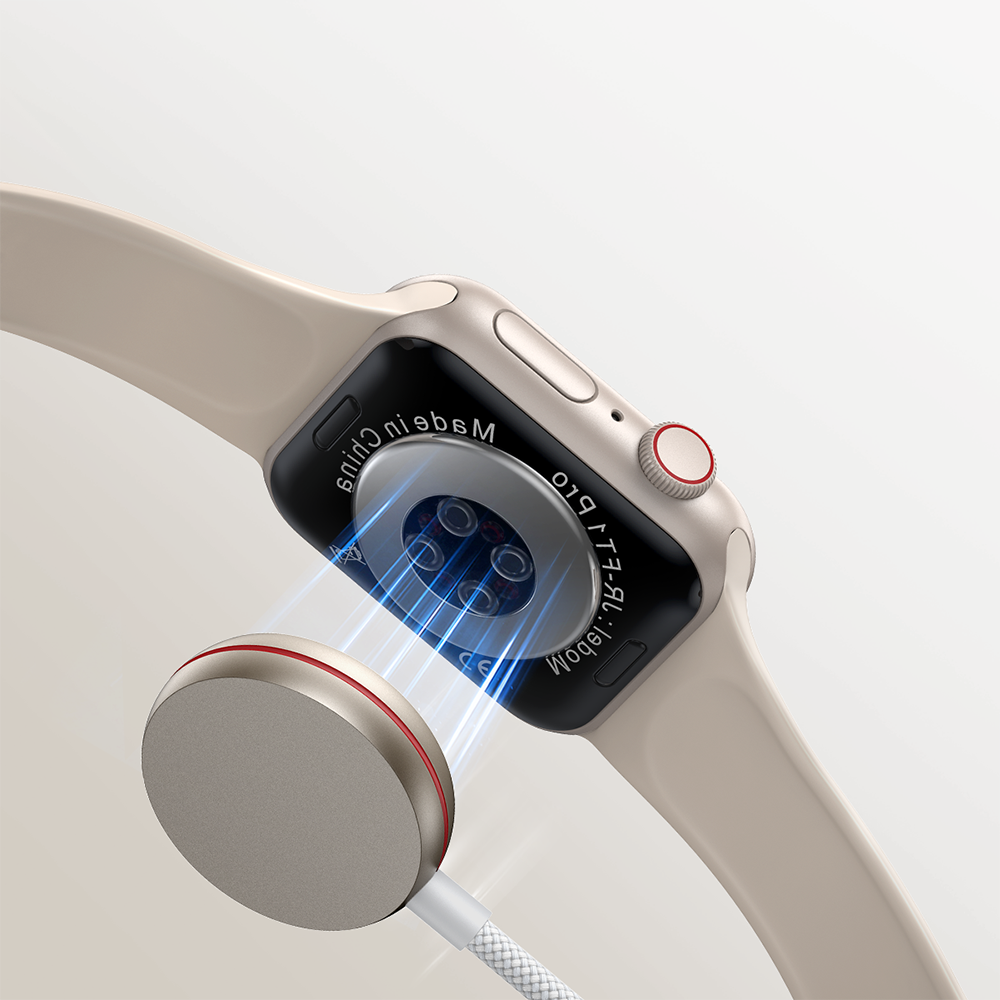 Joyroom induktiv oplader til Apple Watch 1,2 m hvid (S-IW011)