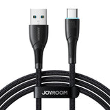 Joyroom Starry serie SA32-AC6 100W USB-A / USB-C kabel 1m - sort