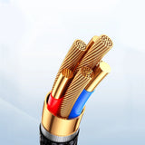 Joyroom Starry Series SA32-AL3 3A USB-A / Lightning kabel 1m - sort