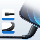 Joyroom Starry Series SA32-AL3 3A USB-A / Lightning kabel 1m - sort