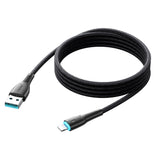 Joyroom Starry Series SA32-AL3 3A USB-A / Lightning kabel 1m - sort