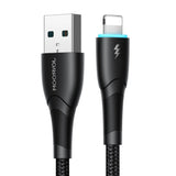 Joyroom Starry Series SA32-AL3 3A USB-A / Lightning kabel 1m - sort
