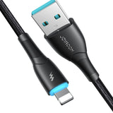 Joyroom Starry Series SA32-AL3 3A USB-A / Lightning kabel 1m - sort