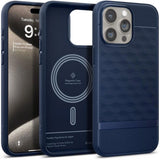 Caseology Parallax Mag Case med MagSafe til iPhone 15 Pro Max - Navy