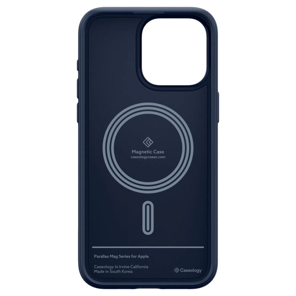 Caseology Parallax Mag Case med MagSafe til iPhone 15 Pro Max - Navy