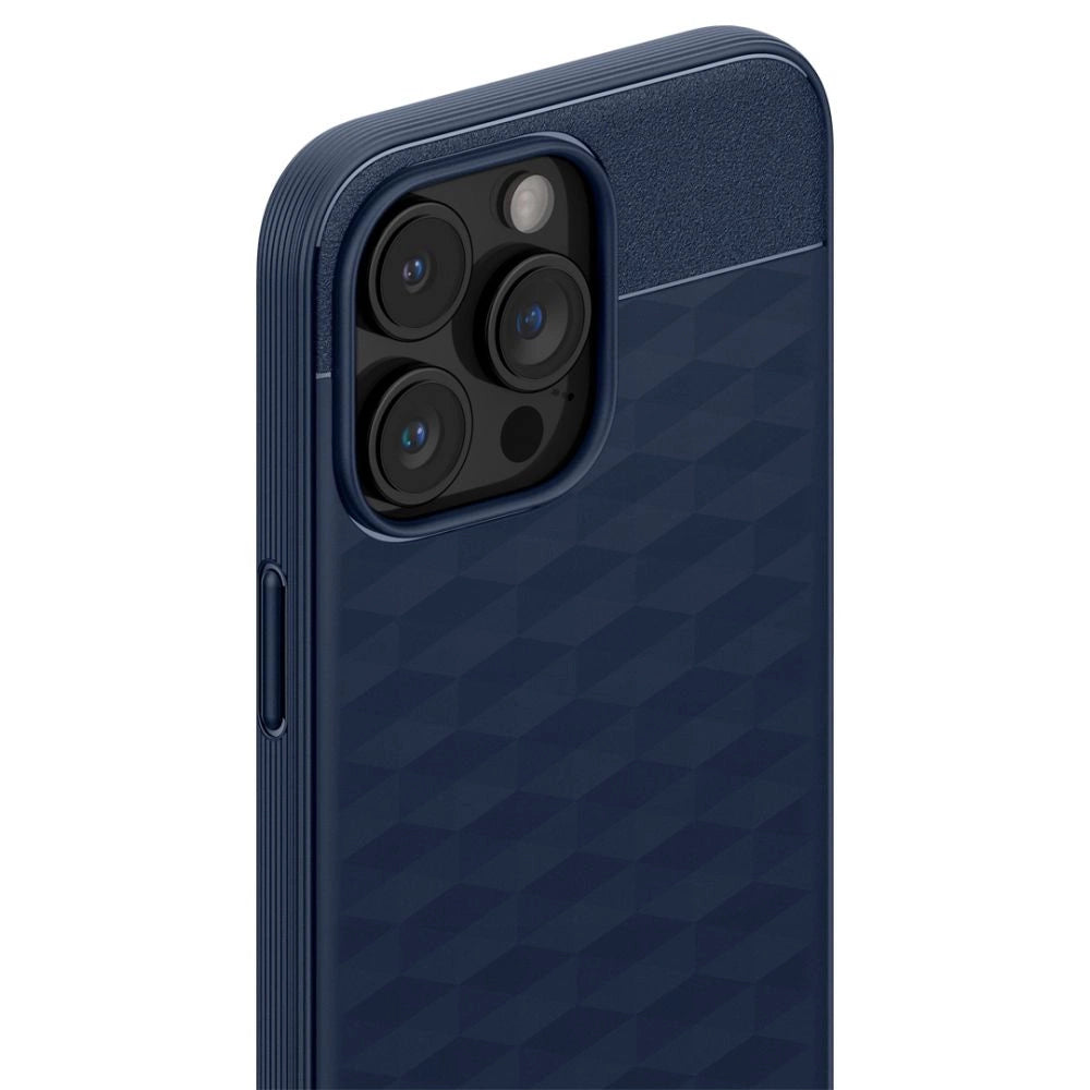 Caseology Parallax Mag Case med MagSafe til iPhone 15 Pro Max - Navy