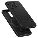 Caseology Parallax Mag Case med MagSafe til iPhone 15 Pro - Matte Black