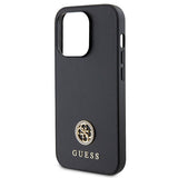 Guess GUHCP15LPS4DGPK iPhone 15 Pro 6.1" sort/sort hardcase Strass Metal Logo