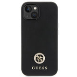 Guess GUHCP15MPS4DGPK iPhone 15 Plus 6.7" black/black hardcase Strass Metal Logo