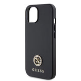 Guess GUHCP15MPS4DGPK iPhone 15 Plus 6.7" black/black hardcase Strass Metal Logo