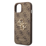 Guess GUHCP15S4GMGBR iPhone 15 6.1" brun/brun hardcase 4G Big Metal Logo