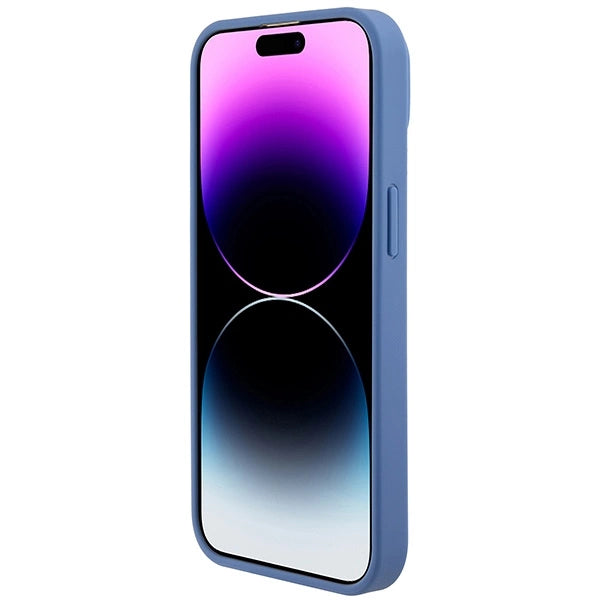 Guess GUHCP15SP4TDSCPB iPhone 15 6.1" blue/blue hardcase Crossbody 4G Metal Logo