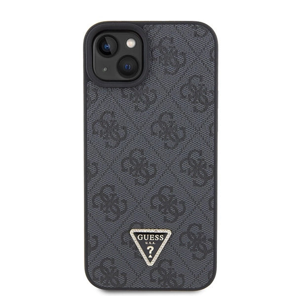 Guess GUHCP15SP4TDSCPK iPhone 15 6.1" black/black hardcase Crossbody 4G Metal Logo