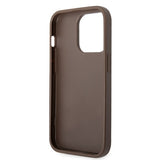 Guess GUHCP15X4GMGBR iPhone 15 Pro Max 6.7" brun/brun hardcase 4G Big Metal Logo