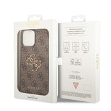 Guess GUHCP15X4GMGBR iPhone 15 Pro Max 6.7" brun/brun hardcase 4G Big Metal Logo