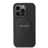 Guess GUHMP15LPSAHMCK iPhone 15 Pro 6.1" black/black hardcase Saffiano MagSafe
