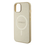 Guess GUHMP15MPSAHMCB iPhone 15 Plus 6.7" guld/guld hardcase Saffiano MagSafe