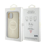 Guess GUHMP15SPSAHMCB iPhone 15 6.1" guld/guld hardcase Saffiano MagSafe